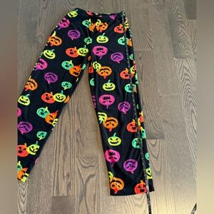 Colorful Soft Pumpkin Print Leggings
